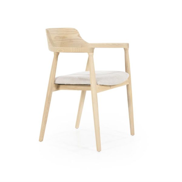 Stoel Yorick - naturel Eleonora - Afbeelding 10
