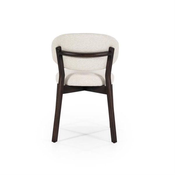 Stoel Mikky bruin - beige Moon Eleonora - Afbeelding 6