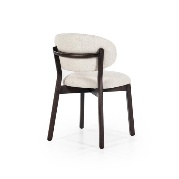 Stoel Mikky bruin - beige Moon Eleonora - Afbeelding 7