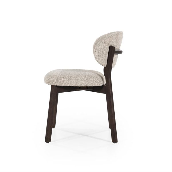 Stoel Mikky bruin - taupe Moon Eleonora - Afbeelding 3