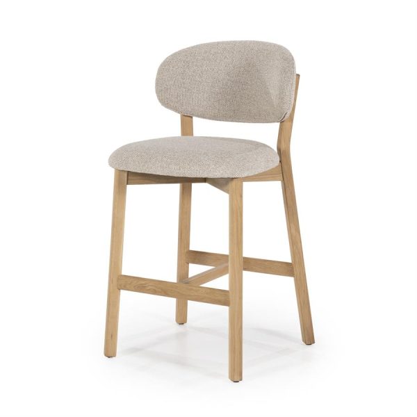 Barstoel Mikky naturel - taupe Moon Eleonora