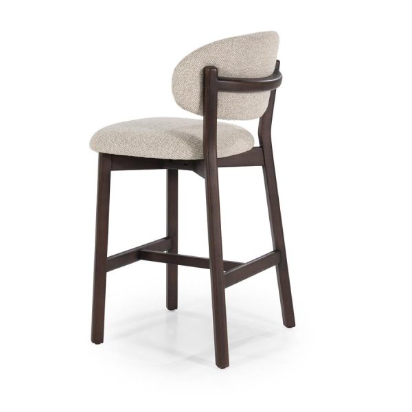 Barstoel Mikky bruin - taupe Moon Eleonora - Afbeelding 4