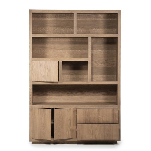 Kabinet Helsinki 150x220 cm - lichtbruin Eleonora - Afbeelding 2
