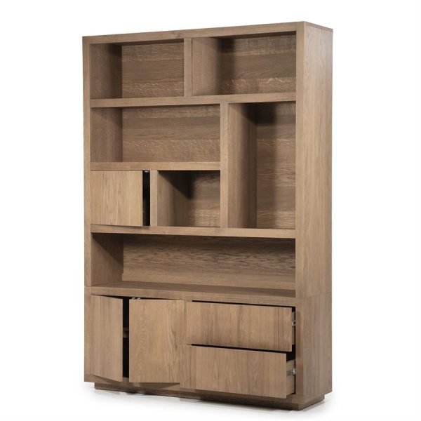 Kabinet Helsinki 150x220 cm - lichtbruin Eleonora - Afbeelding 4