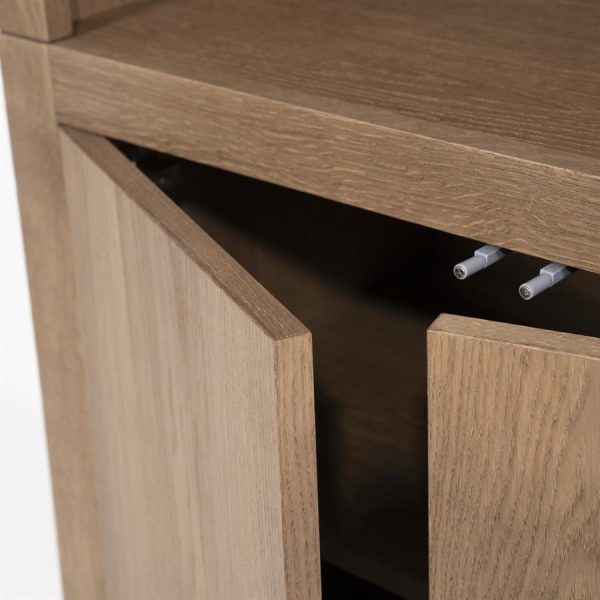 Kabinet Helsinki 150x220 cm - lichtbruin Eleonora - Afbeelding 7