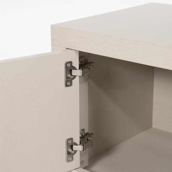 TV meubel Helsinki 160 cm - taupe Eleonora - Afbeelding 6