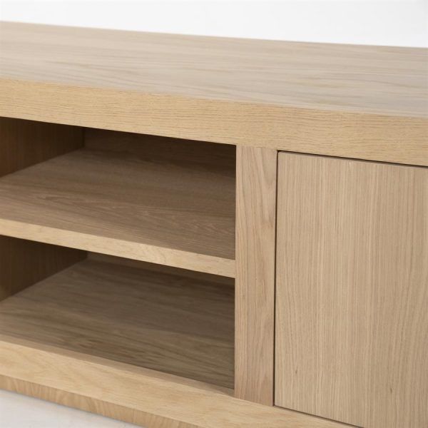 TV meubel Helsinki 160 cm - naturel Eleonora - Afbeelding 5