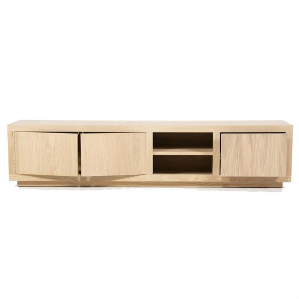 TV meubel Helsinki 200 cm - naturel Eleonora - Afbeelding 2