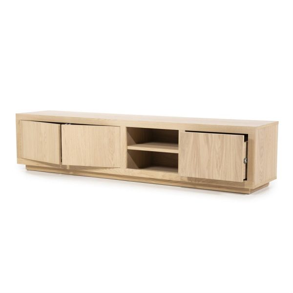 TV meubel Helsinki 200 cm - naturel Eleonora - Afbeelding 4