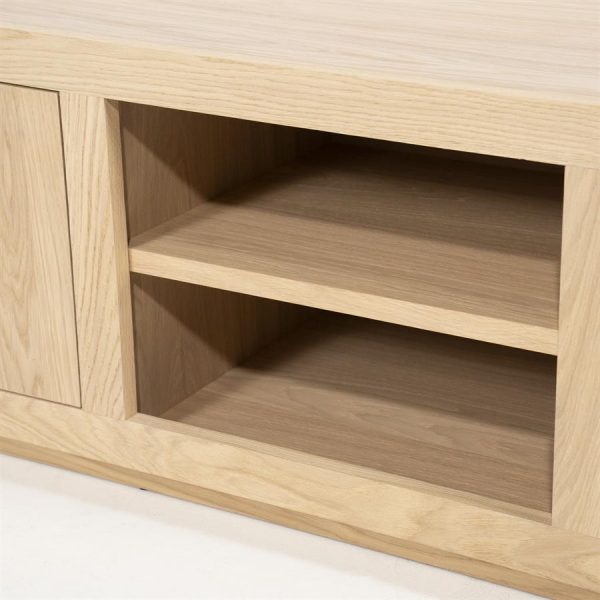TV meubel Helsinki 200 cm - naturel Eleonora - Afbeelding 5