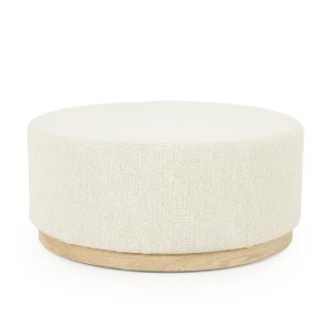 Poef Avah large - beige Mantz Eleonora