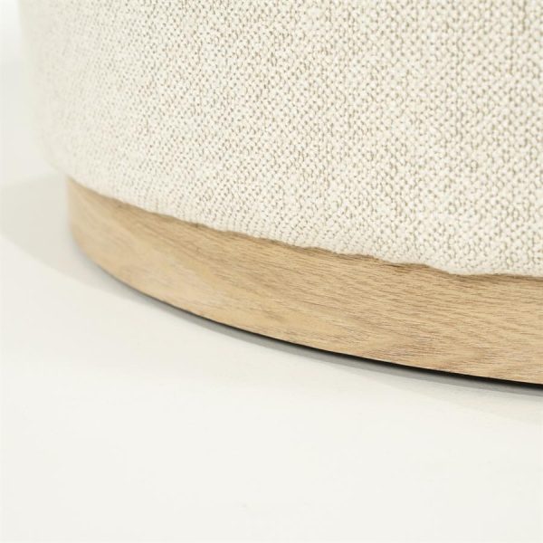 Poef Avah large - beige Mantz Eleonora - Afbeelding 3