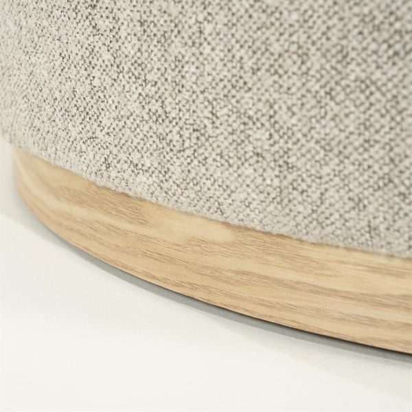 Poef Avah large - taupe Mantz Eleonora - Afbeelding 3