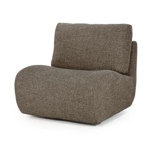 Fauteuil Lucia - bruin Donna Eleonora