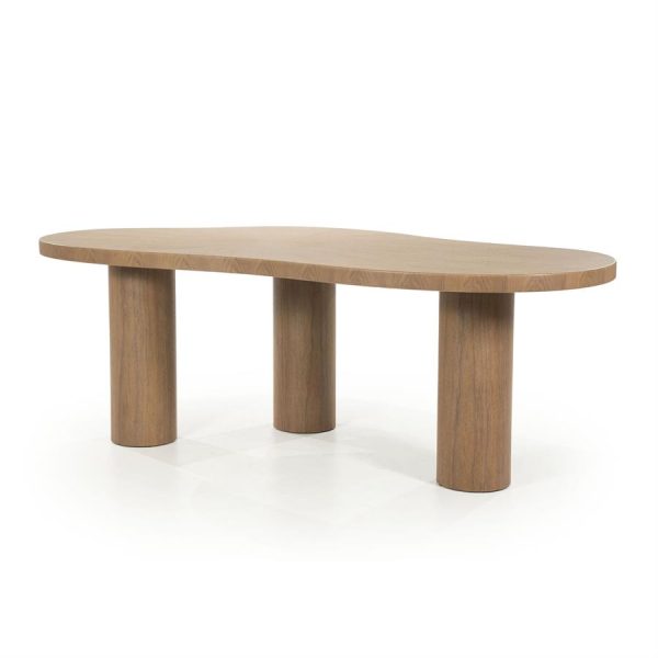 Eettafel Bobbie - lichtbruin Eleonora - Afbeelding 2