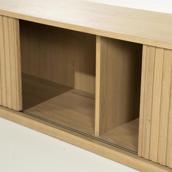 TV meubel Milo 240 cm - naturel Eleonora - Afbeelding 9