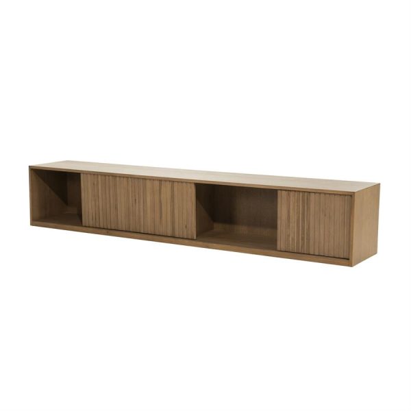 TV meubel Milo 240 cm - bruin Eleonora - Afbeelding 2