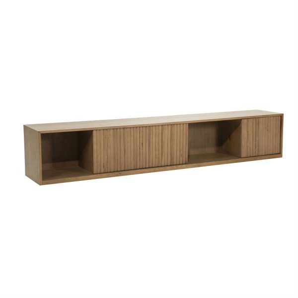 TV meubel Milo 240 cm - bruin Eleonora - Afbeelding 5
