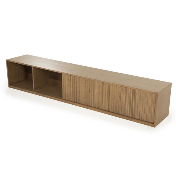 TV meubel Milo 240 cm - bruin Eleonora - Afbeelding 13