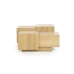 Salontafel Quinten vierkant - naturel Eleonora