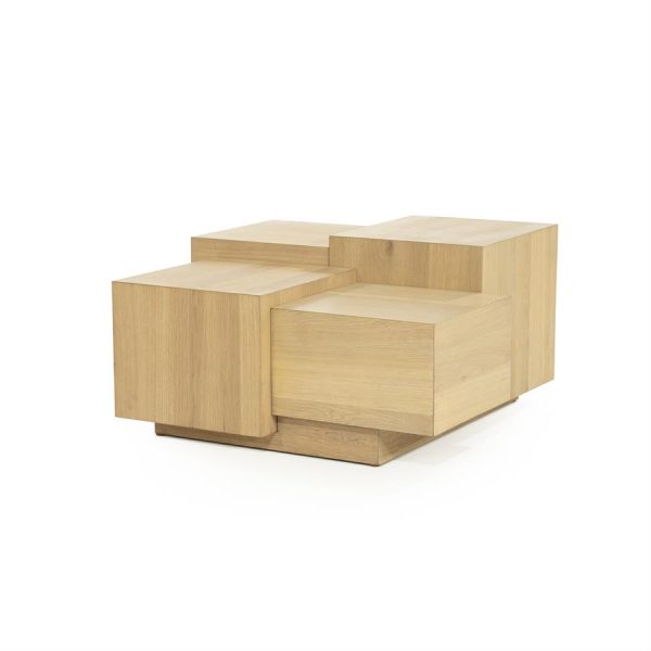 Salontafel Quinten vierkant - naturel Eleonora - Afbeelding 2