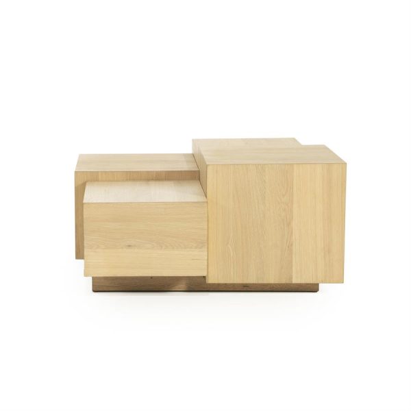 Salontafel Quinten vierkant - naturel Eleonora - Afbeelding 3