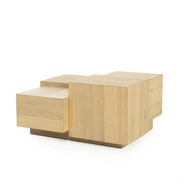 Salontafel Quinten vierkant - naturel Eleonora - Afbeelding 4
