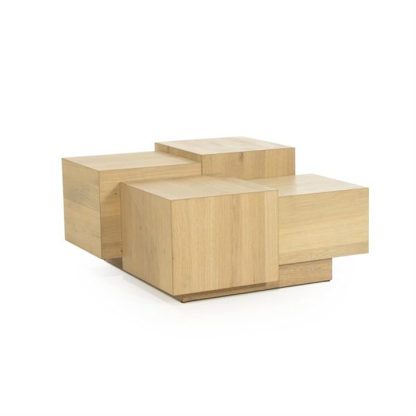 Salontafel Quinten vierkant - naturel Eleonora - Afbeelding 5