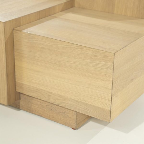 Salontafel Quinten vierkant - naturel Eleonora - Afbeelding 7