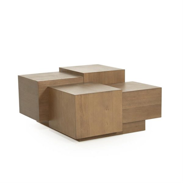 Salontafel Quinten vierkant - bruin Eleonora - Afbeelding 5