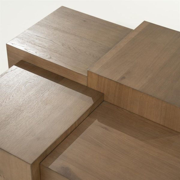 Salontafel Quinten vierkant - bruin Eleonora - Afbeelding 8