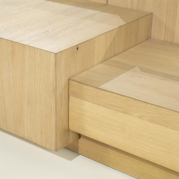 Salontafel Quinten rechthoekig - naturel Eleonora - Afbeelding 9