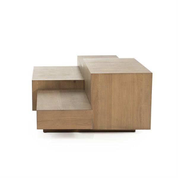 Salontafel Quinten rechthoekig - bruin Eleonora - Afbeelding 3