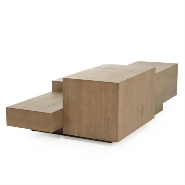 Salontafel Quinten rechthoekig - bruin Eleonora - Afbeelding 4