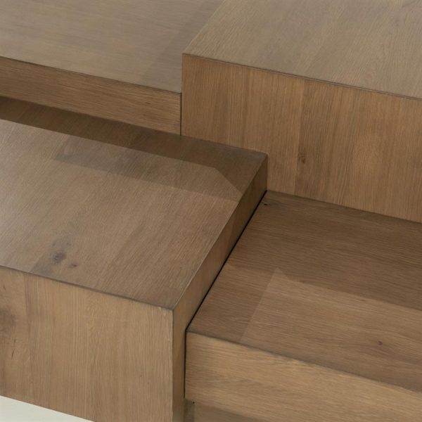 Salontafel Quinten rechthoekig - bruin Eleonora - Afbeelding 6