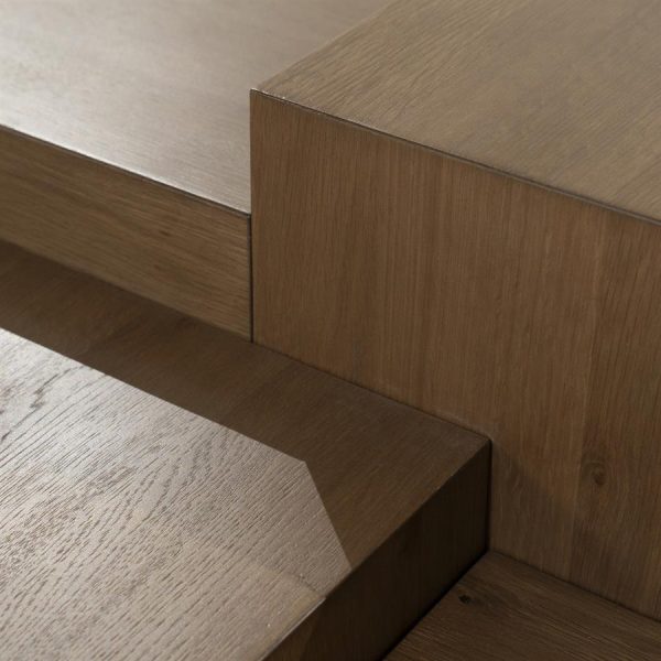 Salontafel Quinten rechthoekig - bruin Eleonora - Afbeelding 8