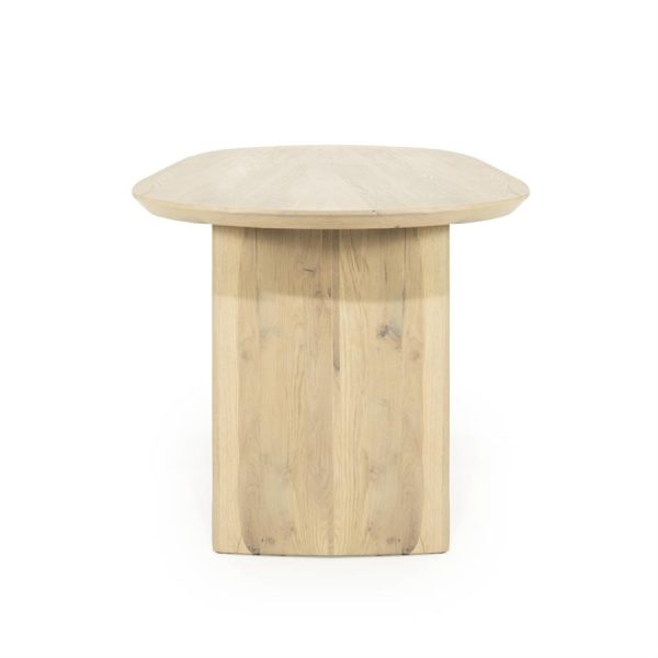 Eettafel Dex 180x90 cm - naturel Eleonora - Afbeelding 3
