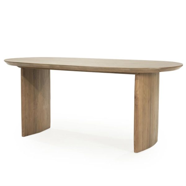 Eettafel Dex 180x90 cm - bruin Eleonora - Afbeelding 2