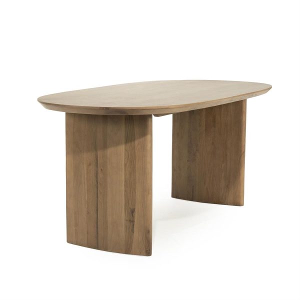 Eettafel Dex 180x90 cm - bruin Eleonora - Afbeelding 4