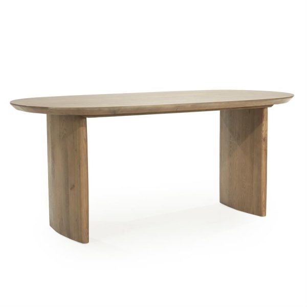Eettafel Dex 180x90 cm - bruin Eleonora - Afbeelding 5