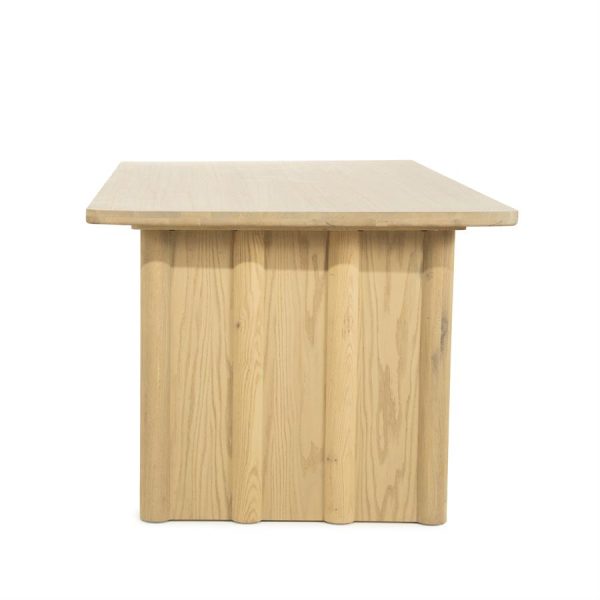 Eettafel Jake 180x100 cm - naturel Eleonora - Afbeelding 3