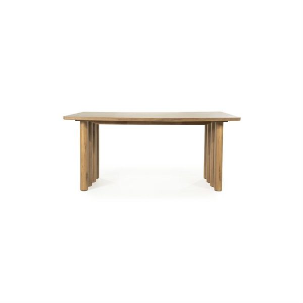 Eettafel Jake 180x100 cm - bruin Eleonora
