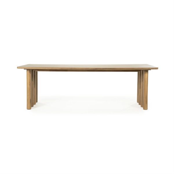 Eettafel Jake 250x100 cm - bruin Eleonora