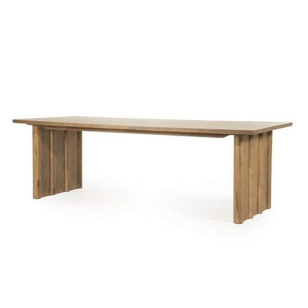 Eettafel Jake 250x100 cm - bruin Eleonora - Afbeelding 2