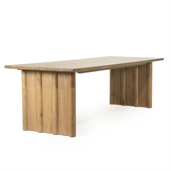 Eettafel Jake 250x100 cm - bruin Eleonora - Afbeelding 4