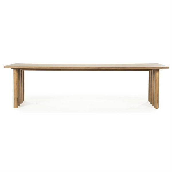 Eettafel Jake 300x100 cm - bruin Eleonora