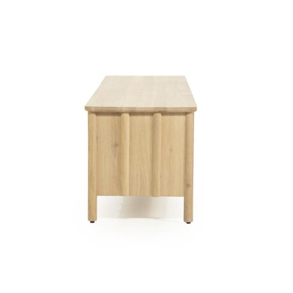 TV meubel Jake 4 drs. - naturel Eleonora - Afbeelding 3