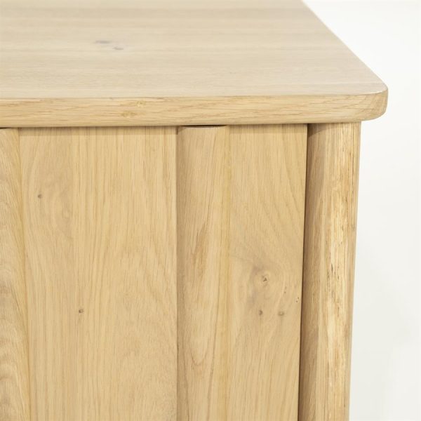 TV meubel Jake 4 drs. - naturel Eleonora - Afbeelding 9