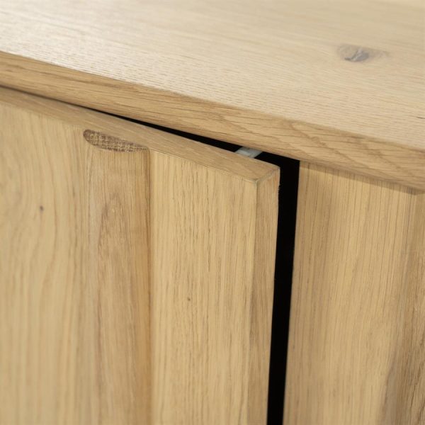 TV meubel Jake 4 drs. - naturel Eleonora - Afbeelding 11