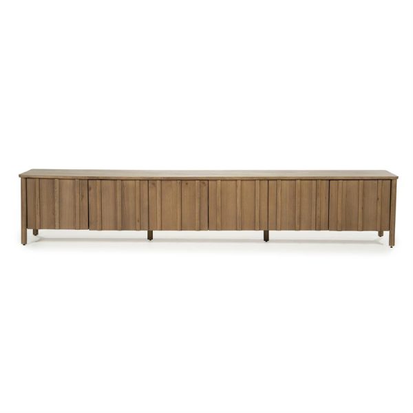 TV meubel Jake 6 drs. - bruin Eleonora